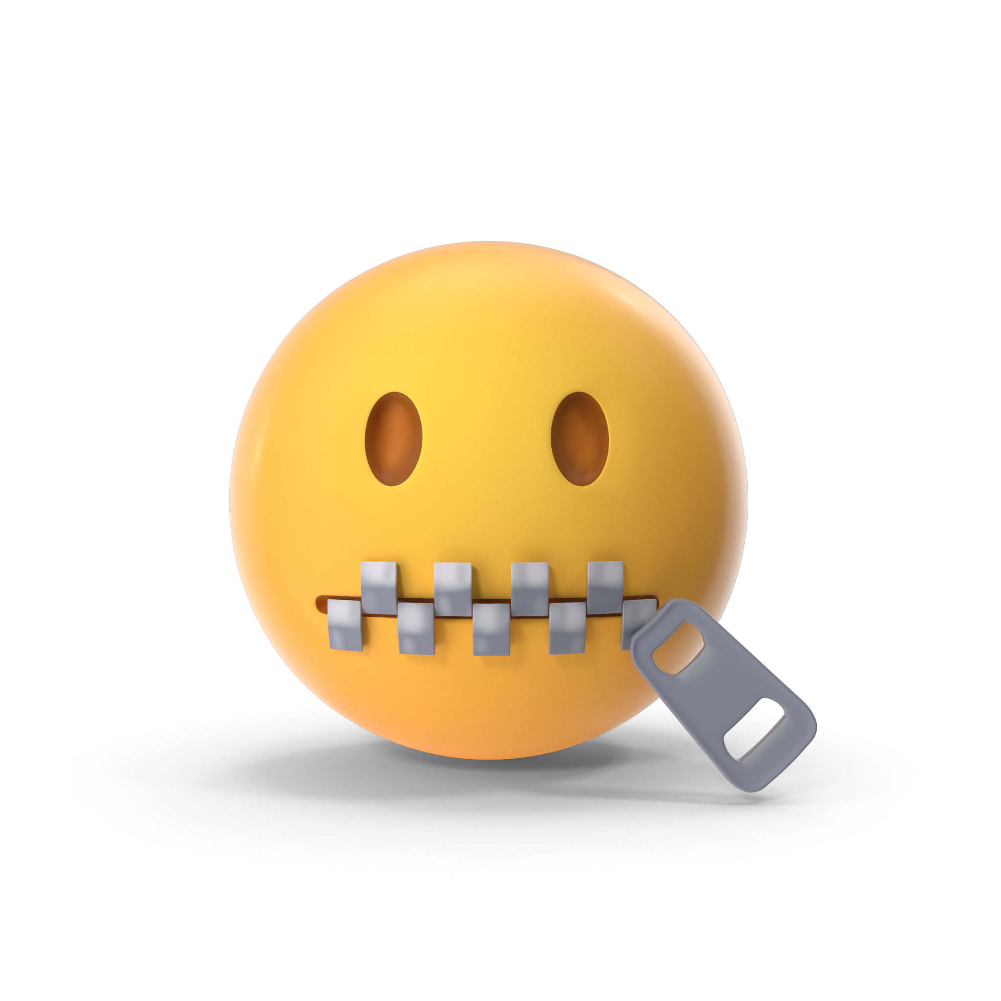 Zipper Mouth Emoji.I01.2k