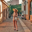 tourist travel luggage
