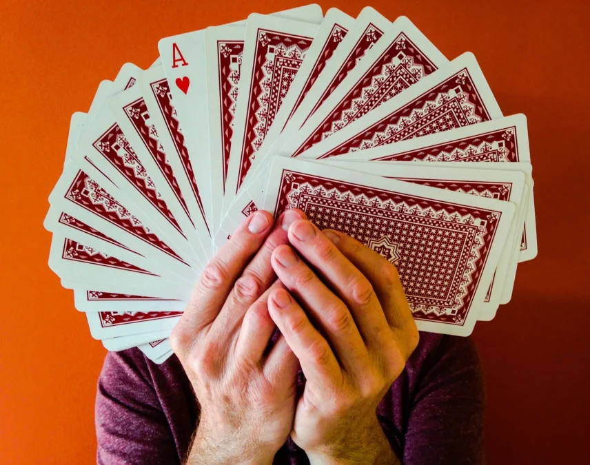 Deck of playing cards personally made