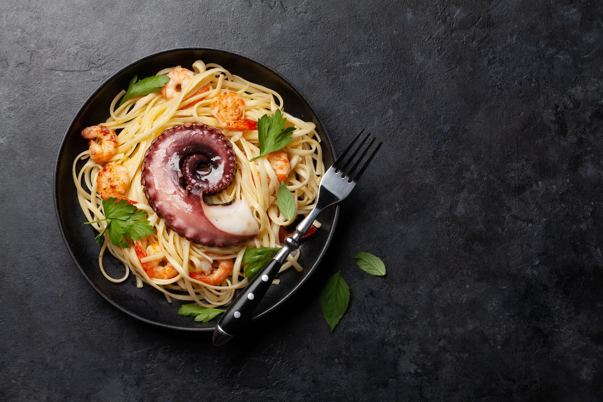 Easy Octopus Pasta