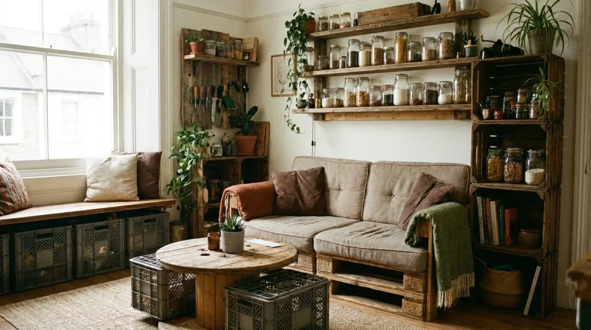 How to upcycle everyday items into home decor.